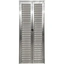 Ver imagem 1 de Porta de Aluminio Camarão Palheta C/trinco Linha Premium:2,10 X 0,90/esquerda/brilhante