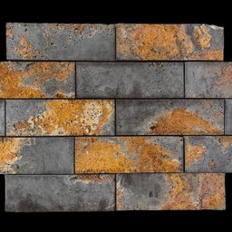 Tijolinho Pedra Ferro Cimentício 24x8 - Iron Brick (m²) - 6
