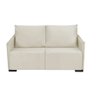 Sofá 2 Lugares Slim Pequeno 1,60 Mts Isa Casa Mobel:Bege - 2