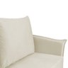 Sofá 2 Lugares Slim Pequeno 1,60 Mts Isa Casa Mobel:Bege - 7