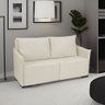 Sofá 2 Lugares Slim Pequeno 1,60 Mts Isa Casa Mobel:Bege - 1