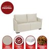 Sofá 2 Lugares Slim Pequeno 1,60 Mts Isa Casa Mobel:Bege - 4