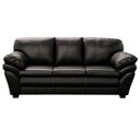 Ver imagem 3 de Sofá de Couro 3 Lugares Paris 216cm M06 Cor Preto 450 - Doce Sonho Móveis SOFÁ 2 LUGARES 3 LUGARES C