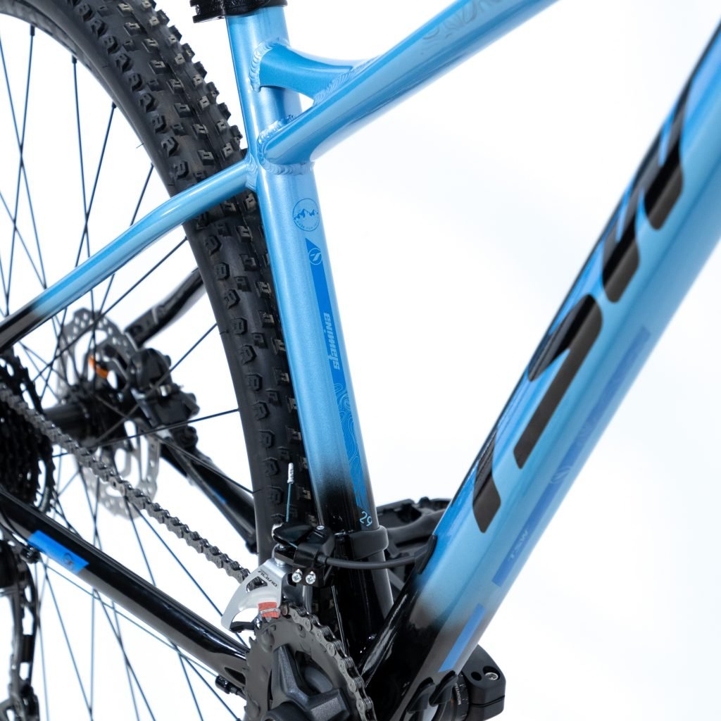 Bicicleta Aro 29 - 18V (2X9V) - TSW STAMINA PLUS Azul Metálico 2021/2022 - Shimano Alivio - Freios - - 7