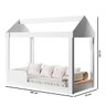 Cama Montessoriana Branco Dakota Gabrielli Móveis - 3