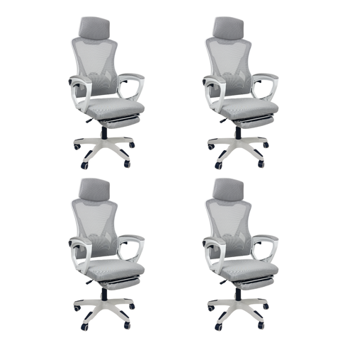 Cadeira de Escritório Presidente Executiva Oficial Supreme - Cinza - 4