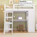 Ver imagem 5 de Cama Infantil Multifuncional Glass 6 Gavetas Branco - Pnr Móveis