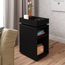 Ver imagem 1 de Mesa Lateral de Apoio Olivia Artely Preto