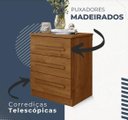 Ver imagem 3 de Mesa de Cabeceira Império Benetil Móveis - Cinamomo