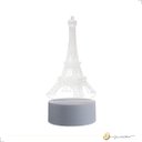 Ver imagem 5 de Abajures Acrilico Torre Eiffel Led 3000k Cabo Usb com Liga/desliga