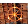 Kit 2 Lustre Luminária Pendente 85cm Leme De Navio 4B - 6