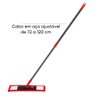 Mop Multiuso Microfibra Flat Vermelho Cinza - 5