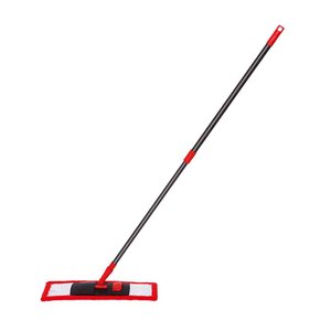 Mop Multiuso Microfibra Flat Vermelho Cinza