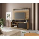 Ver imagem 1 de Estante Home Berlin Kappesberg para Tv 65 Nogueira e Preto M941-ngprf