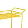 Carrinho Jardineira/floreira Porta Vasos em Aço Amarelo - 3