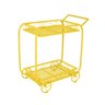 Carrinho Jardineira/floreira Porta Vasos em Aço Amarelo - 1