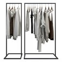 Ver imagem 2 de Cabideiros Guarda Roupa Moderno Industrial Simples e Moderno Technox Preto