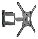 Ver imagem 1 de Suporte Tv  23  A 55  Articulado Preto Ultra Slim  Sbrp443