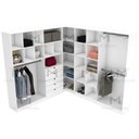 Ver imagem 7 de KIT CLOSET MODULAR M77.2021.B (102,42,44) CASA, QUARTO MUNDI MOVEIS