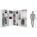 Ver imagem 3 de KIT CLOSET MODULAR M77.2021.B (102,42,44) CASA, QUARTO MUNDI MOVEIS