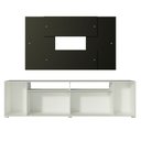 Ver imagem 7 de Rack Madesa Cancun e Painel para TV até 58 Polegadas Branco/Preto 098N Cor:Branco/Preto