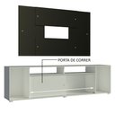 Ver imagem 5 de Rack Madesa Cancun e Painel para TV até 58 Polegadas Branco/Preto 098N Cor:Branco/Preto
