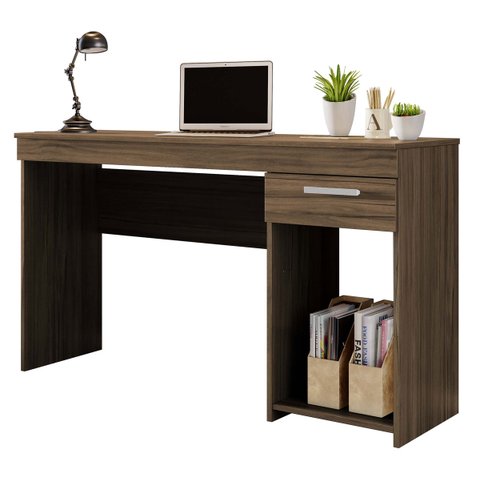 Mesa para Computador Office Officia Nogal - MoveisAqui Notável