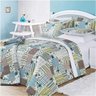 Kit Edredom Casal Queen 150 Fios 03 Peças Printed Laura - Vilela - 1
