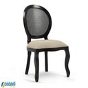 Ver imagem 4 de Kit 2 Cadeiras Medalhão sem Braço - Preto Provençal - Datelli Design