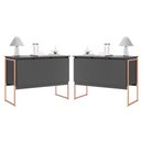 Ver imagem 1 de Conjunto de Buffets Industriais Milão Preto Cobre