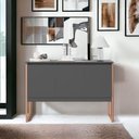 Ver imagem 2 de Conjunto de Buffets Industriais Milão Preto Cobre