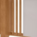 Ver imagem 7 de Conjunto Sala de Jantar Mesa Astrid 170 Tampo Vidro Off White com 6 Cadeiras Rayla - Lopas Amendoa C