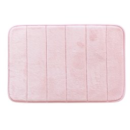 Tapete de Banheiro Super Soft 60cm x40cm Camesa Rosa - 1