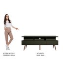 Ver imagem 7 de Rack para Tv até 65 Polegadas Madesa Londres com Pés Retro - Preto