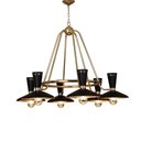 Ver imagem 1 de Lustre Pendente Clássico Pier em Metal para Sala Hall e Quarto 80cm