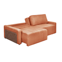 Ver imagem 5 de Sofá Cama Dublin, Retrátil e Reclinavél, Tecido Bouclé, Molas Ensacadas, 1,90m.