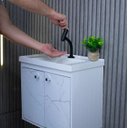 Ver imagem 3 de Gabinete Armario para Banheiro Bergamo 51cm com Cuba