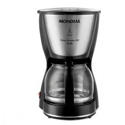 Cafeteira Elétrica Mondial Dolce Arome 550w C-30-18x Preto/inox 220 V - 8