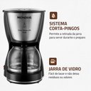Ver imagem 3 de Cafeteira Elétrica Mondial Dolce Arome 550w C-30-18x Preto/inox 220 V