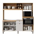 Ver imagem 5 de Cozinha Liz Completa Compacta 186cm com 8 Portas Espaço Forno e Microondas