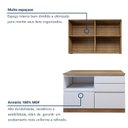 Ver imagem 6 de Cozinha Completa Modulada 2 Peças 3 Portas 4 Gavetas com Rodapé Norten Verde/Branco/Nature