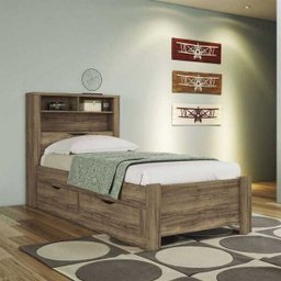 Cama De Solteiro Invicta 2 Gavetas Santos Andira - 1 Cama De Solteiro Invicta 2 Gavetas Santos Andira - 1