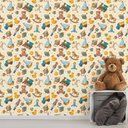 Ver imagem 2 de Papel de Parede Infantil - Vintage Toys Arte Destaque 2,50 Metros