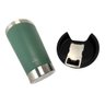 Copo Térmico de 500ML Inox C/ Tampa P/ Cerveja - Verde - 6