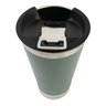Copo Térmico de 500ML Inox C/ Tampa P/ Cerveja - Verde - 1