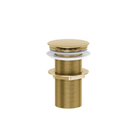 Válvula Ralo Click Metal Dourada Gold Banheiro Luxo