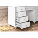 Ver imagem 3 de Penteadeira com Luz de Led no Espelho 9 Gavetas Camarim Espaçosa para Maquiagem