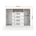 Ver imagem 4 de Cômoda Master 2 Portas 4 Gavetas Santos Andira Branca