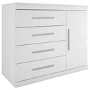 Ver imagem 2 de Cômoda Sapateira Havana Plus 1 Porta 4 Gavetas Santos Andira