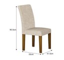 Ver imagem 4 de Cadeira para Mesa de Jantar 2 Unidades Napoli Mdf - Leifer